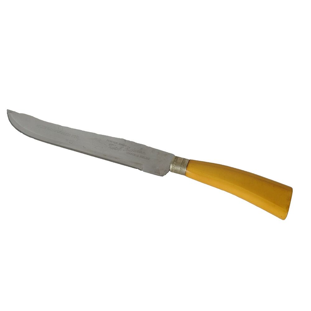 Westall Richardson Forever Sharp Sheffield England Knife Gold Bakelite Handle